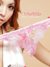 【情趣内衣】VitaBilla唯它彼乐 炫丽蜜桃粉 女士情趣内裤