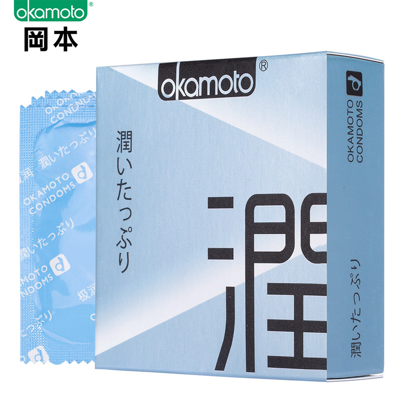 【计生避孕】【避孕套】冈本3只装极润(进口产品)