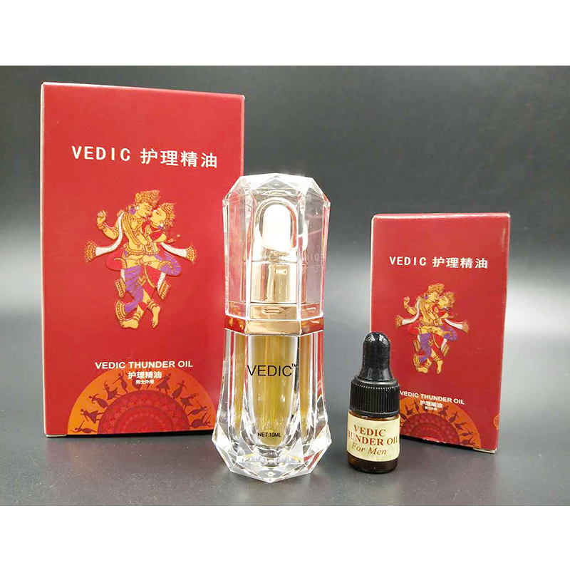 【情趣用品】VEDIC护理精油雷油 男用助勃增硬VEDIC THUNDER印度神油( 红色包装 限线上电商专拍）