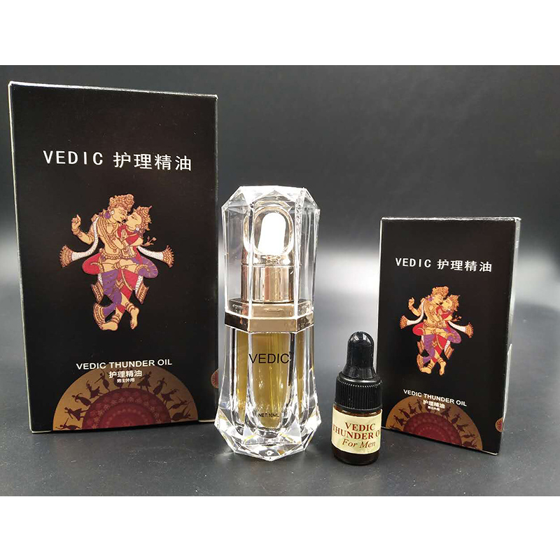 【情趣用品】VEDIC护理精油雷油 男用助勃增硬VEDIC THUNDER 印度神油（ 黑色包装 限实体店和微商专拍）