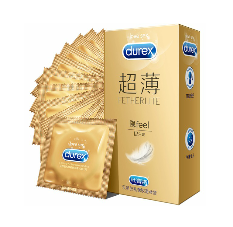 【计生避孕】杜蕾斯超薄装12只装